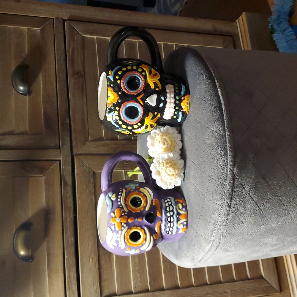 Day Of The Dead Sugar Skull Mugs
